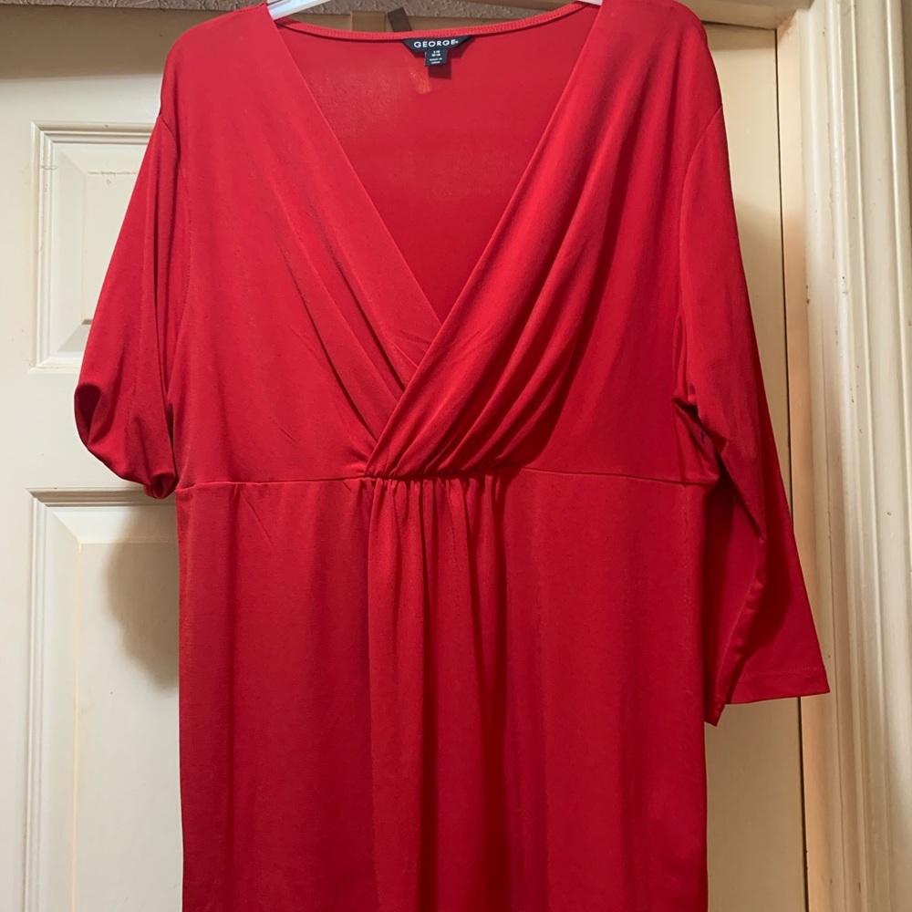 Red blouse